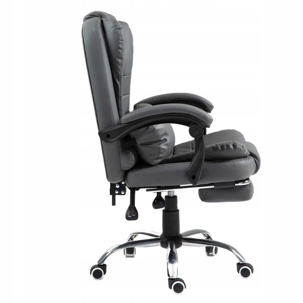 Swivel office chair with lumbar cushion footrest GREY GIOSEDIO Manufacturer code NBK011