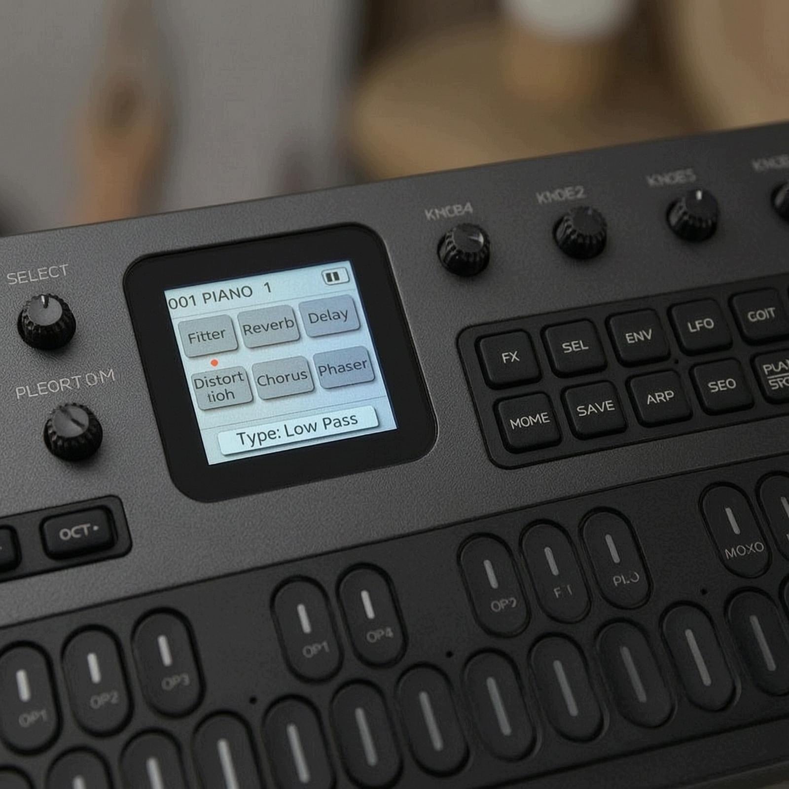 Synthesizer with Built in Speaker Powered Portable MIDI Brand no brand