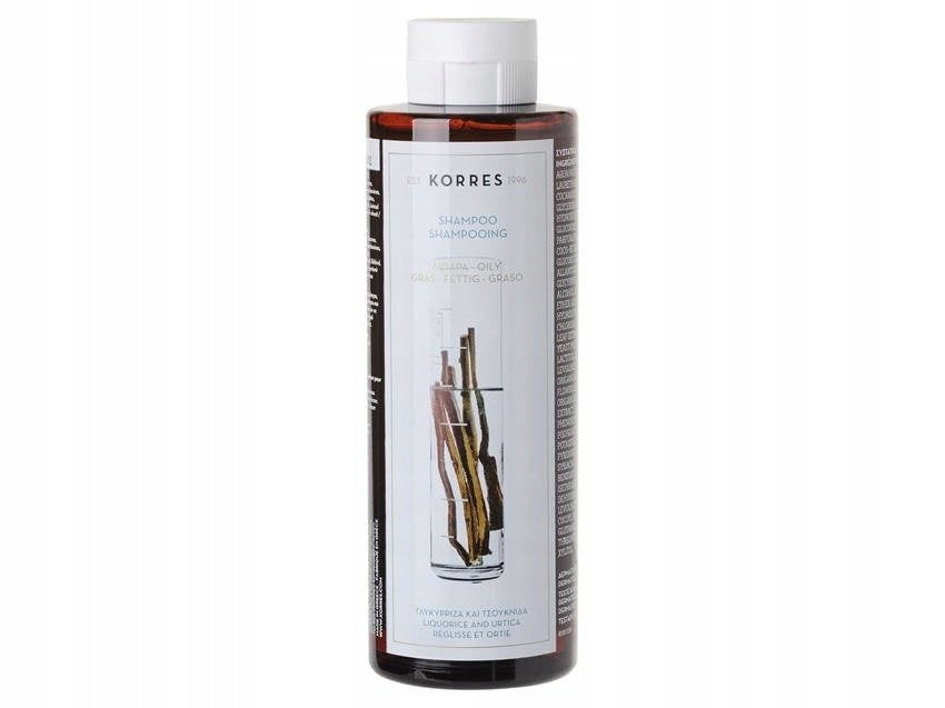Shampoo für fettiges Haar mit Süßholz- und Brennnesselextrakt Korres 250 ml