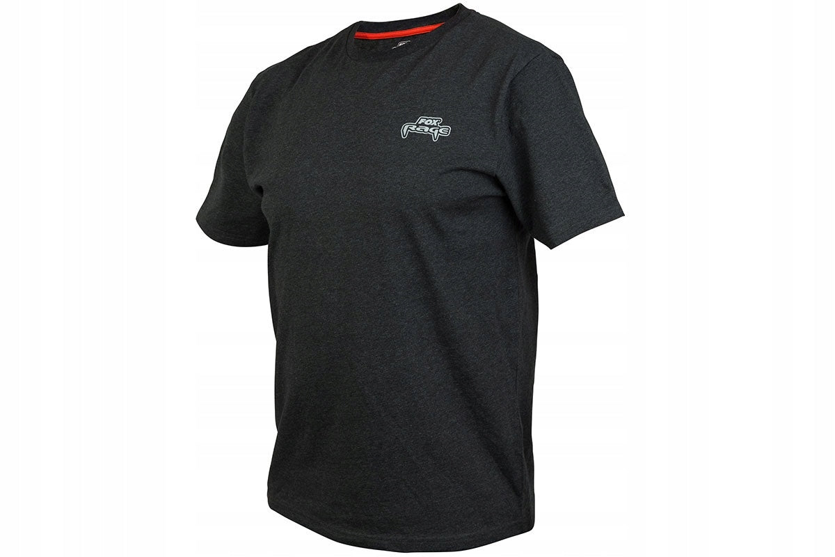 T SHIRT Fox Rage Black Marl T SIZE L STYLISH COMFORTABLE