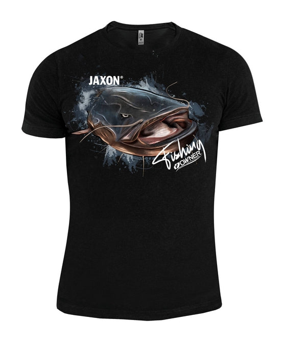 T-SHIRT JAXON NATURE BLACK SUM size. XXL