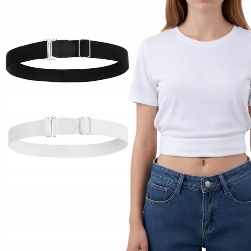 T-SHIRT ROLL-UP TAPES ELASTIC ADJUSTABLE TOPS FOR WOMEN 2 Brand no brand