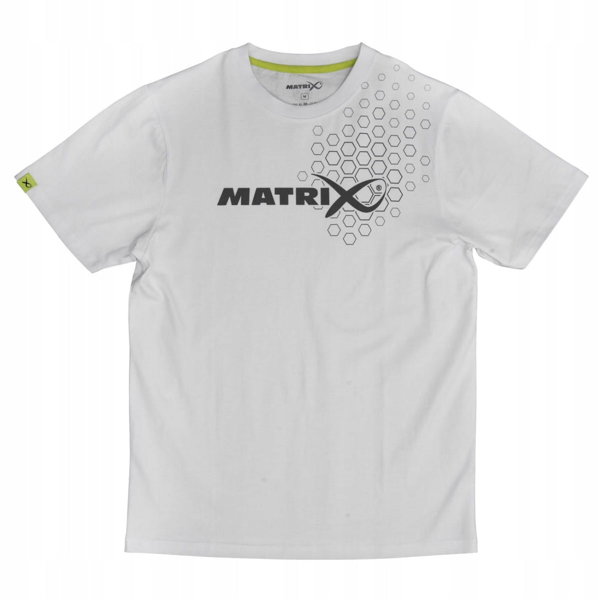 T-shirt Matrix Hex Print White size. L