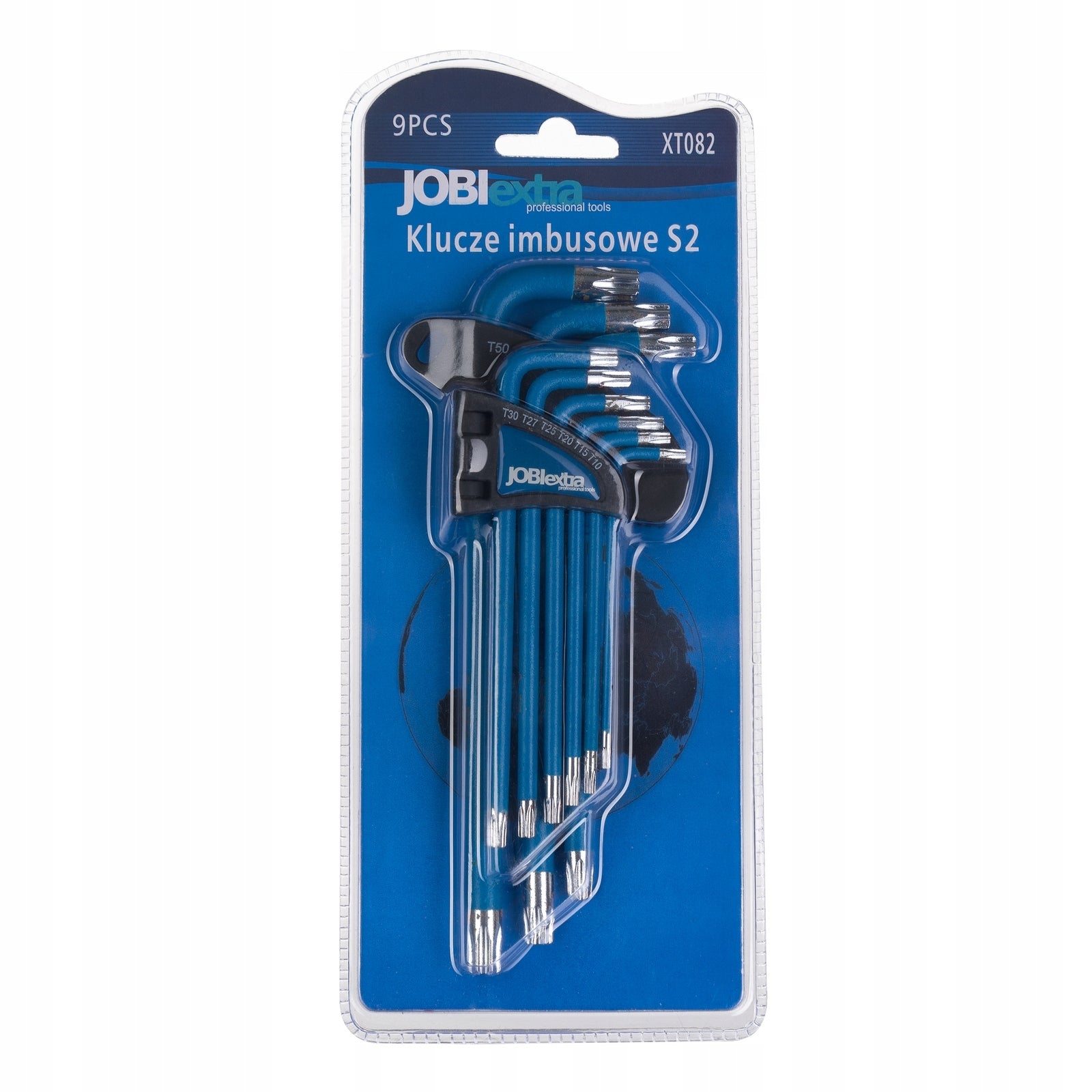 T10-T50JB_M SET OF ALLEN KEYS TORX T10-T50 JBE Manufacturer code 111-KPL-TRX-2