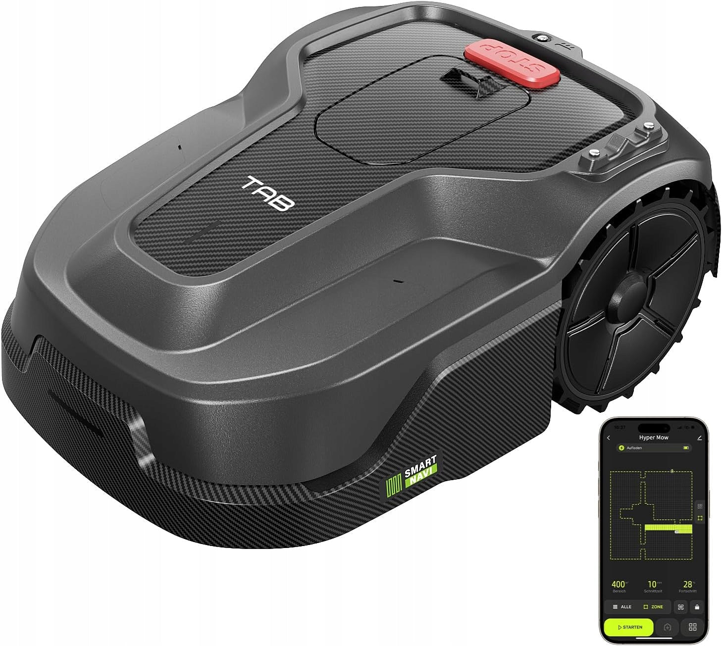TAB HyperMow mowing robot, lawn mower daily range up to 600 m² J170