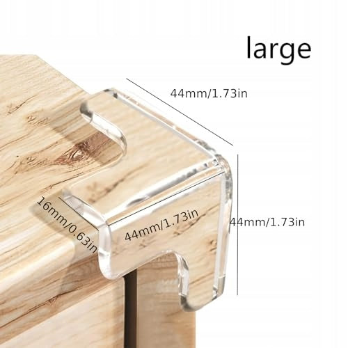 TABLE CORNER COVERS PCW BROWN SELF-ADHESIVE FOR CHILDREN 8 PCS. Manufacturer code Bez marki