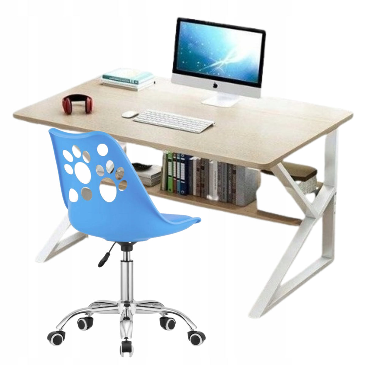 TABLE DESK UNDER LAPTOP Tablet – Stable Desk for Learning and Work 80x40cm