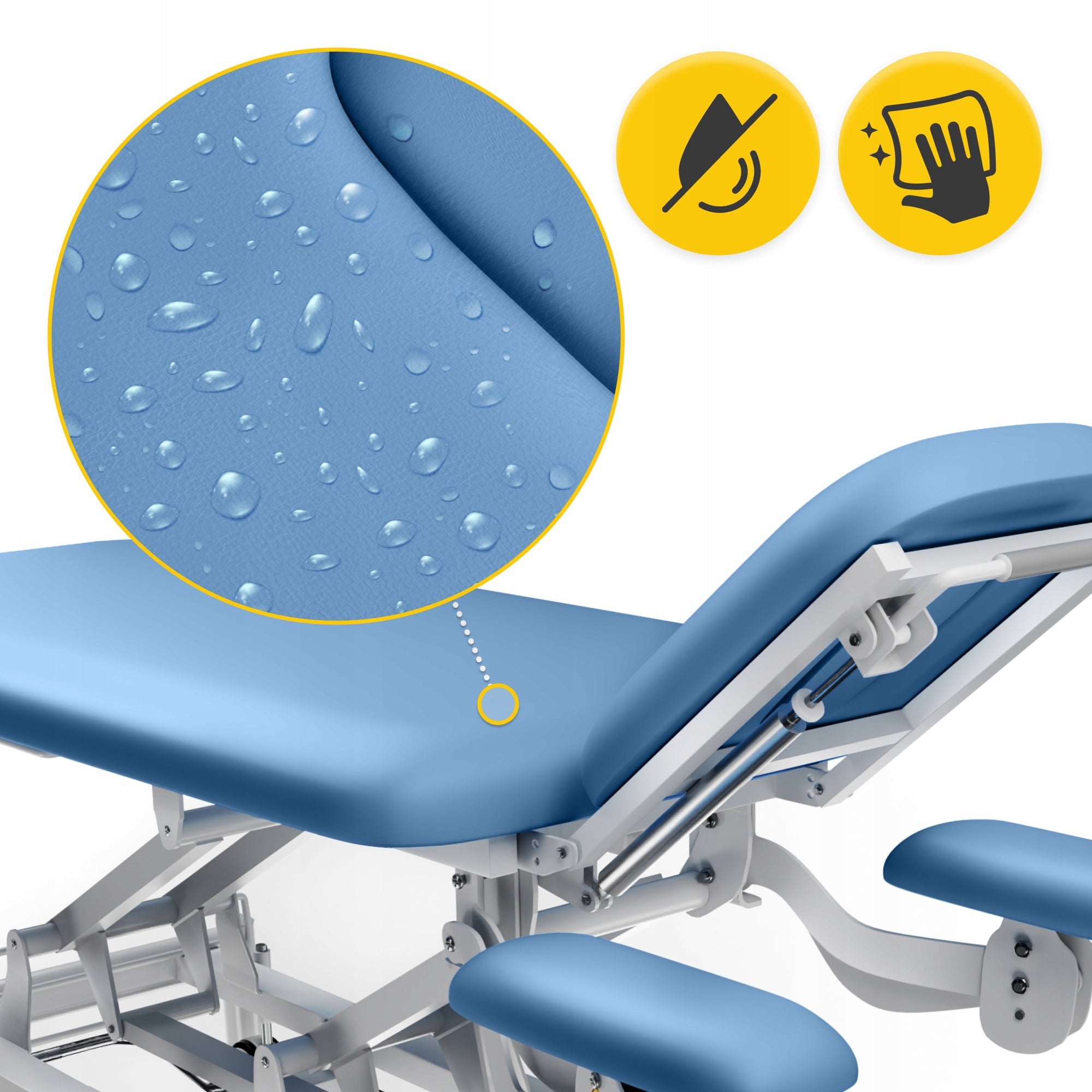 TABLE ELECTRIC STATIONARY MASSAGE BED WITH HEIGHT ADJUSTMENT STEEL Kind stationary table