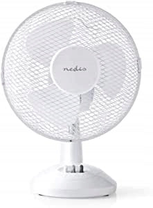 TABLE FAN OFFICE FAN ADJUSTABLE QUIET OSCILLATING WHITE Manufacturer code FNTB10CWT23