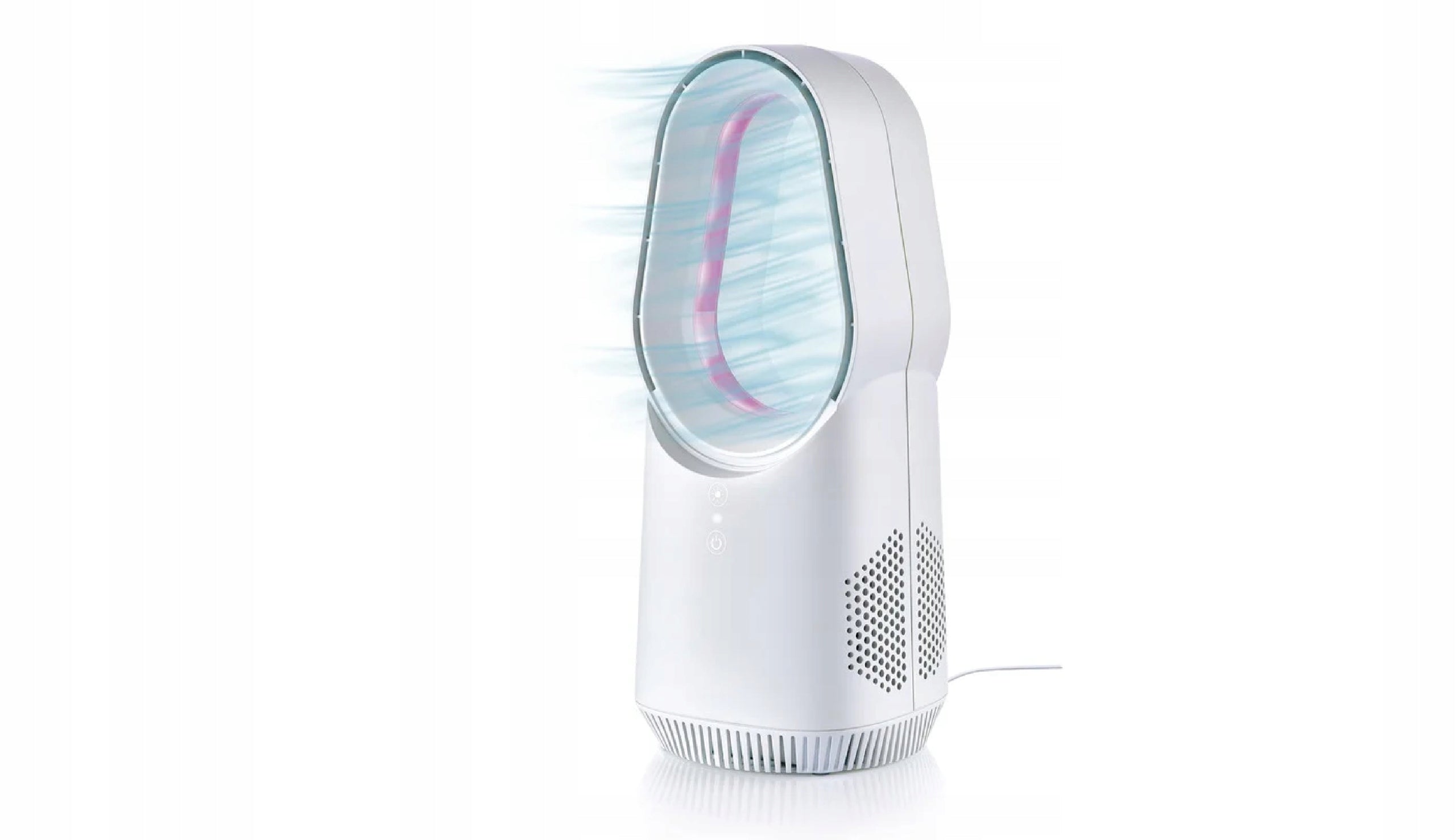TABLE FAN ROTORLESS AMBILIGHT ILLUMINATED 30cm White