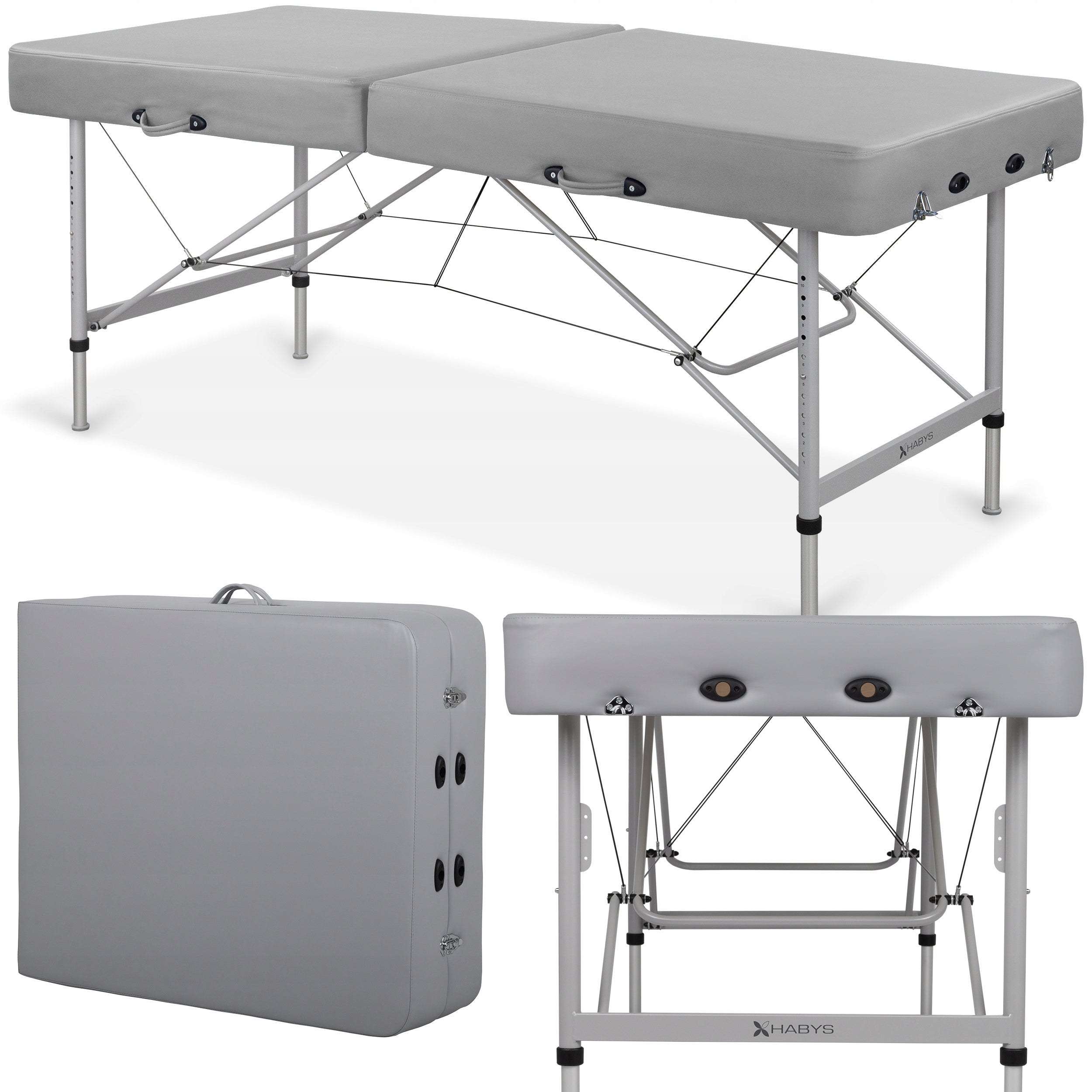 TABLE FOLDING BED FOR CRANIO - SACRAL THERAPY 200X80 WIDE TOP HABYS