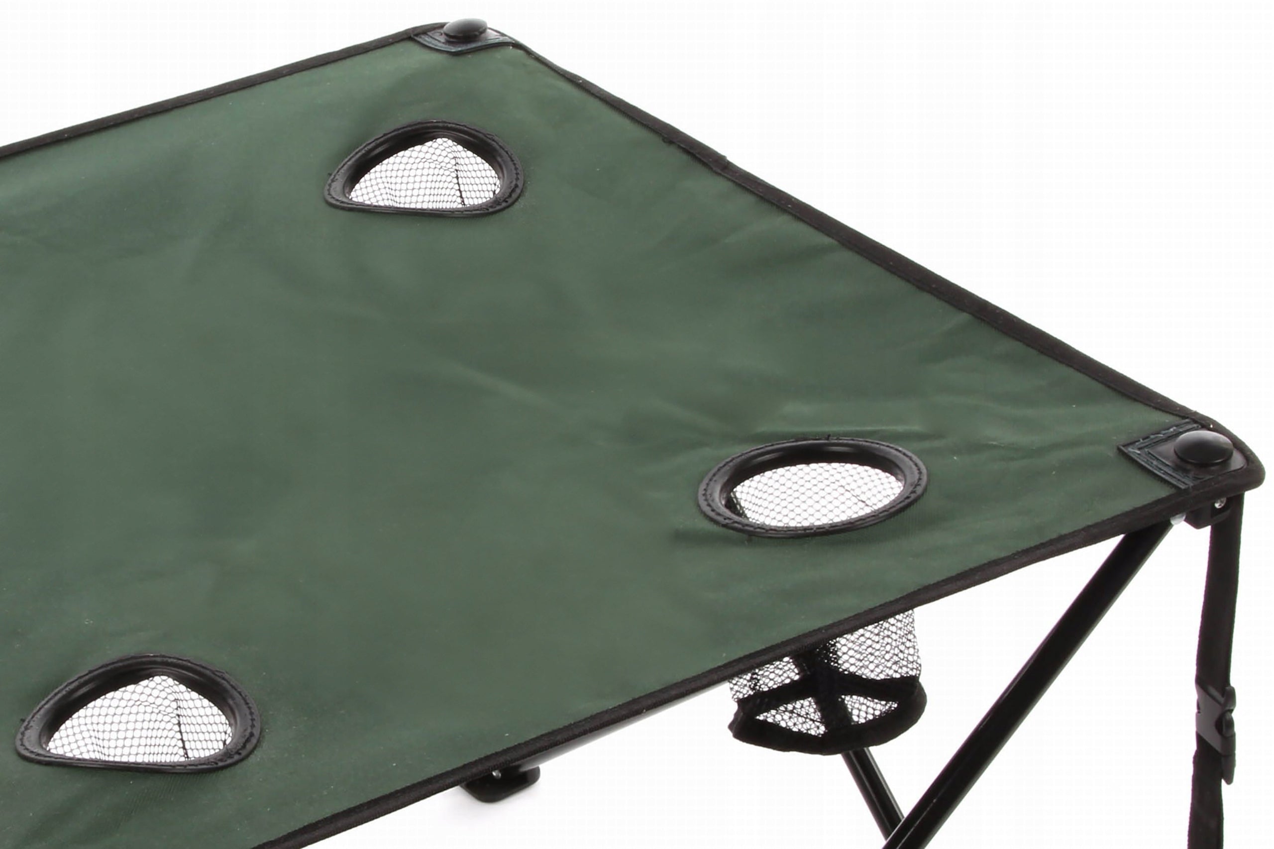 TABLE HIKING STOOL FISHING FOLDING FOR CAMPING 48x48x42cm 4 HOLES Packaging status original
