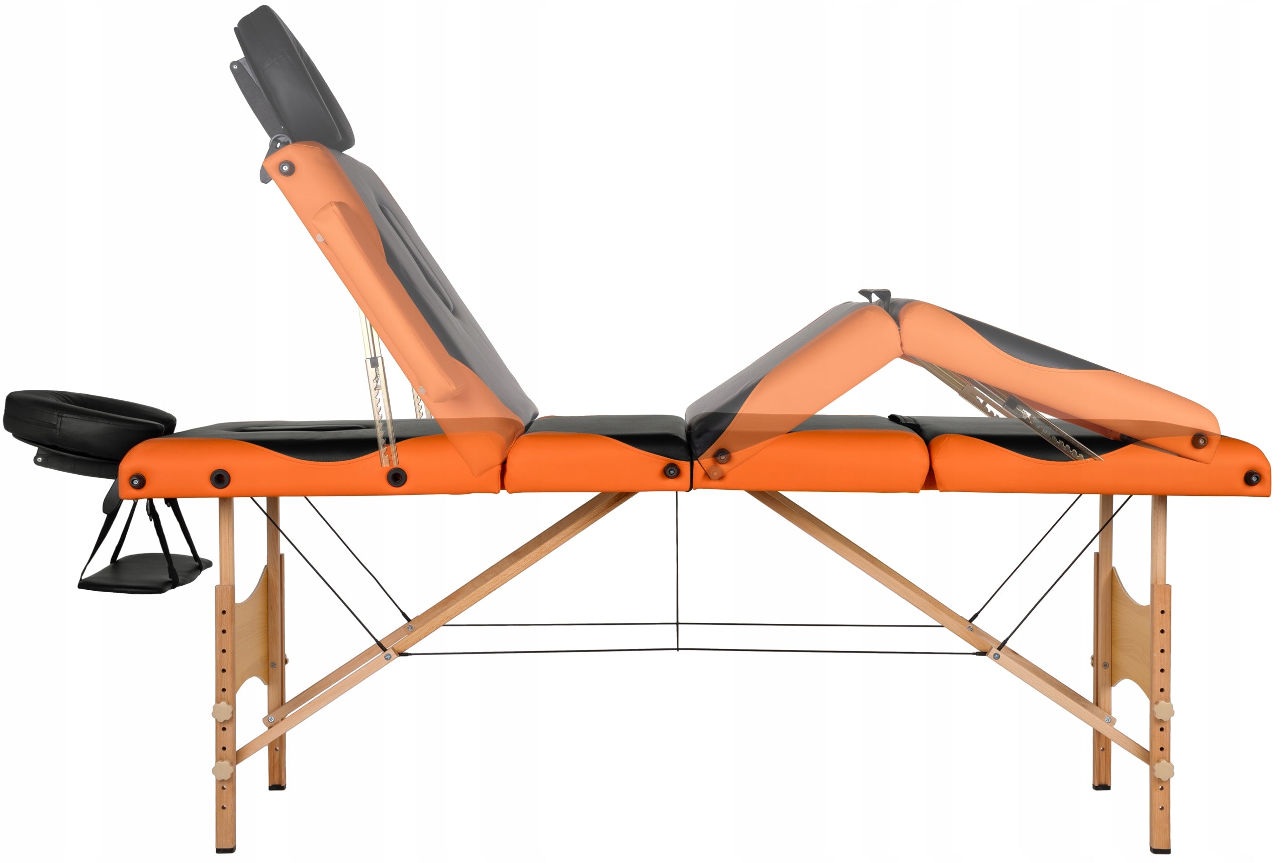 TABLE MASSAGE BED 4 SEGMENT WOODEN + BAG FREEBIE Manufacturer code 1045