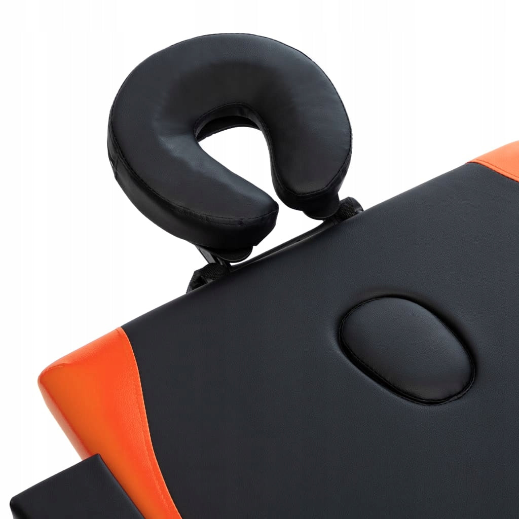 TABLE MASSAGE BED WOOD ORANGE VidaXL black Brand VidaXL