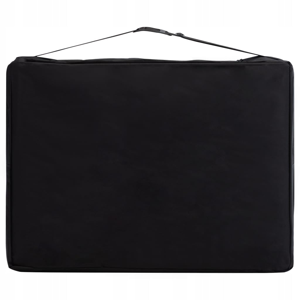 TABLE MASSAGE BED WOOD ORANGE VidaXL black Color black