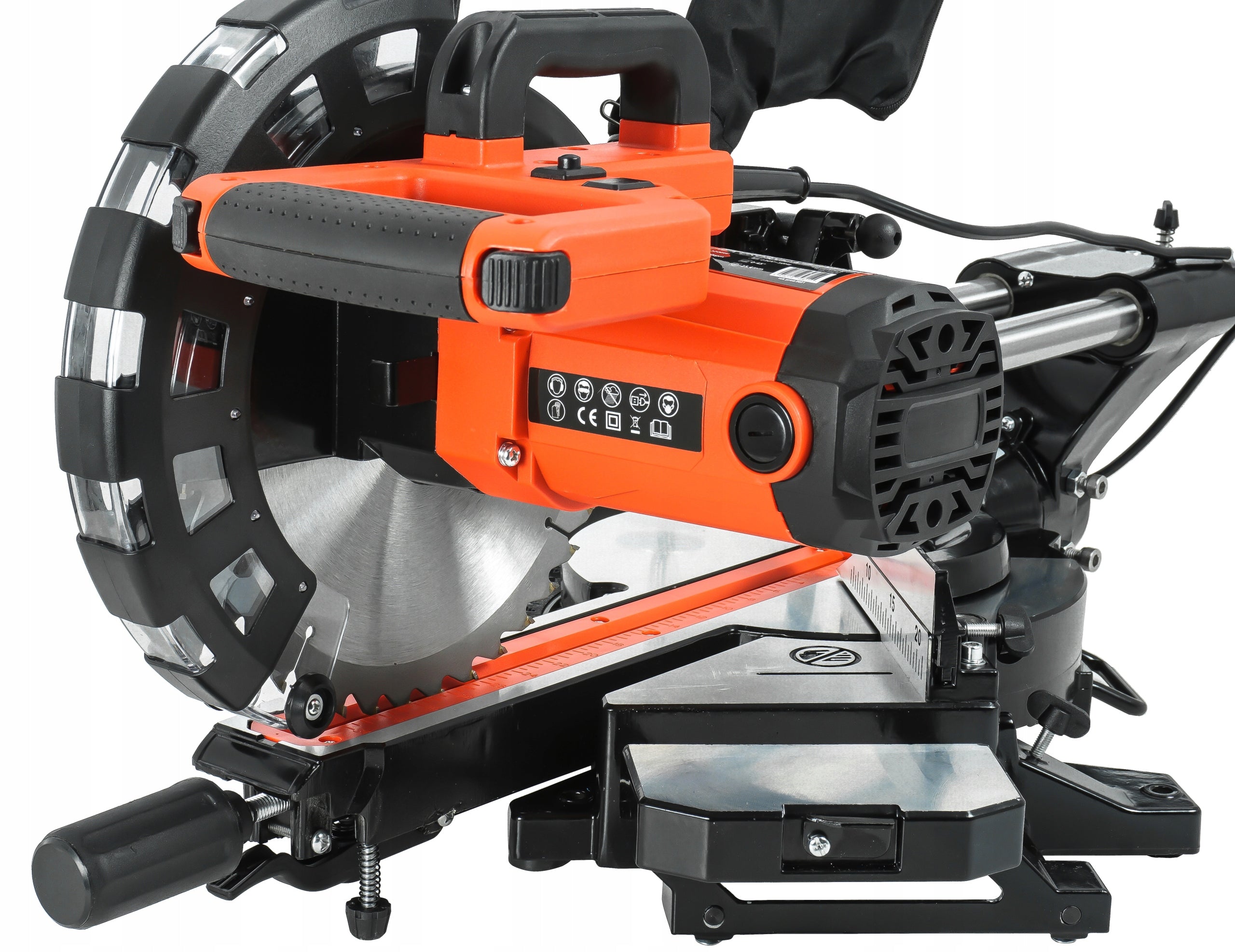 TABLE MITER SAW 255mm WITH FEED LASER BEVEL CUTTER WITH LASER Power supply mains