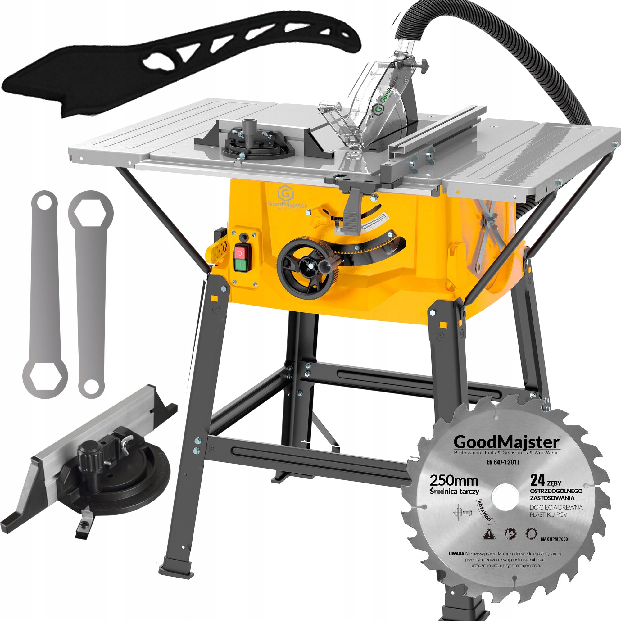 TABLE SAW COUNTRY SAW 3000W 250mm wood cutter GoodMajster