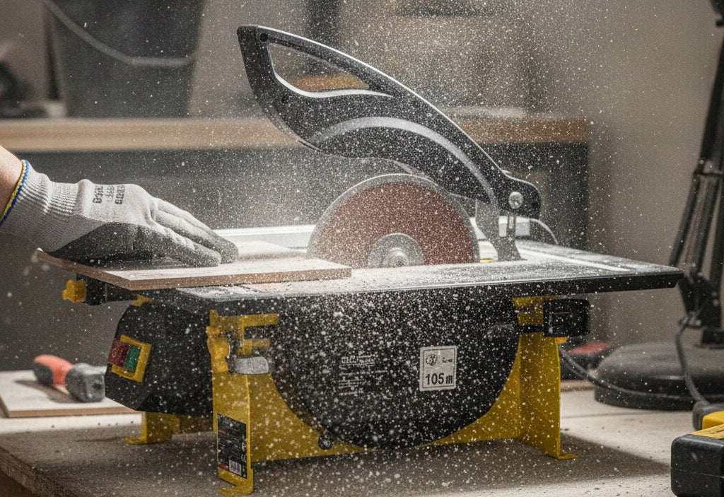 TABLE SAW TILE CUTTER WET GLAZE TABLE DRY 2x DISC Packaging status original