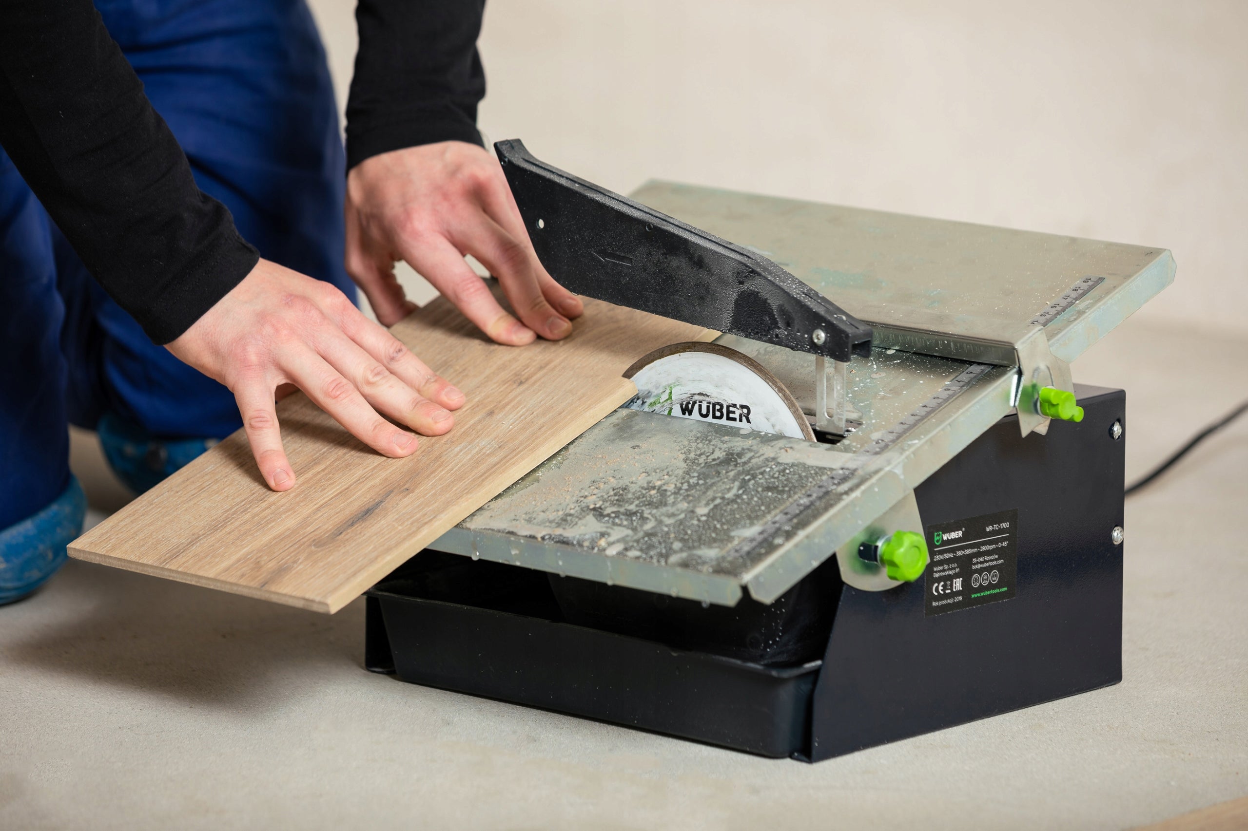 TABLE SAW TILE CUTTER WET GLAZE TABLE DRY ADJUSTMENT Series TC-1700