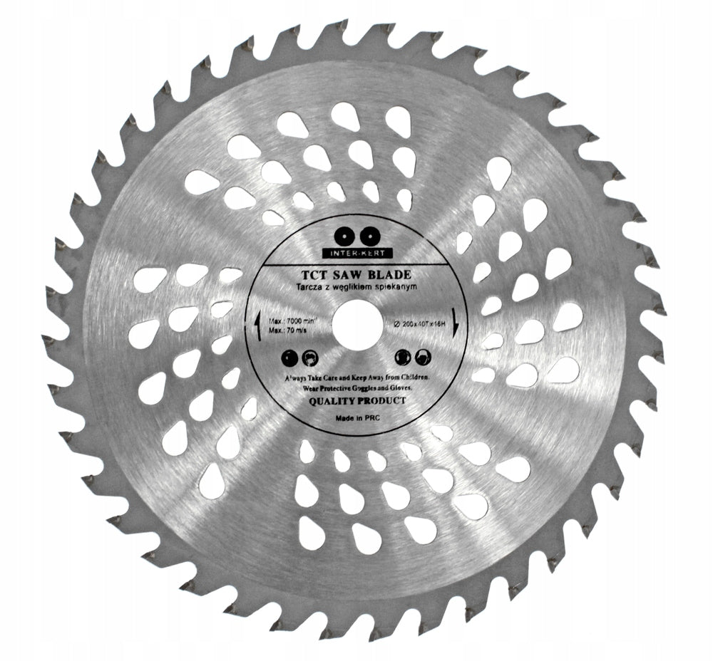 TABLE SAW WOOD CUTTING SAW CIRCULAR 3 DISCS 24/40/60 Maximum power 1650 W