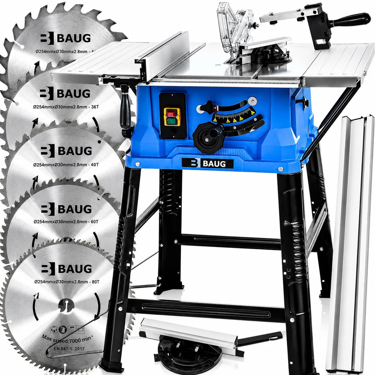 TABLE TREE CUTTER SAW WOOD SLICE SAW STRONG + DISCS