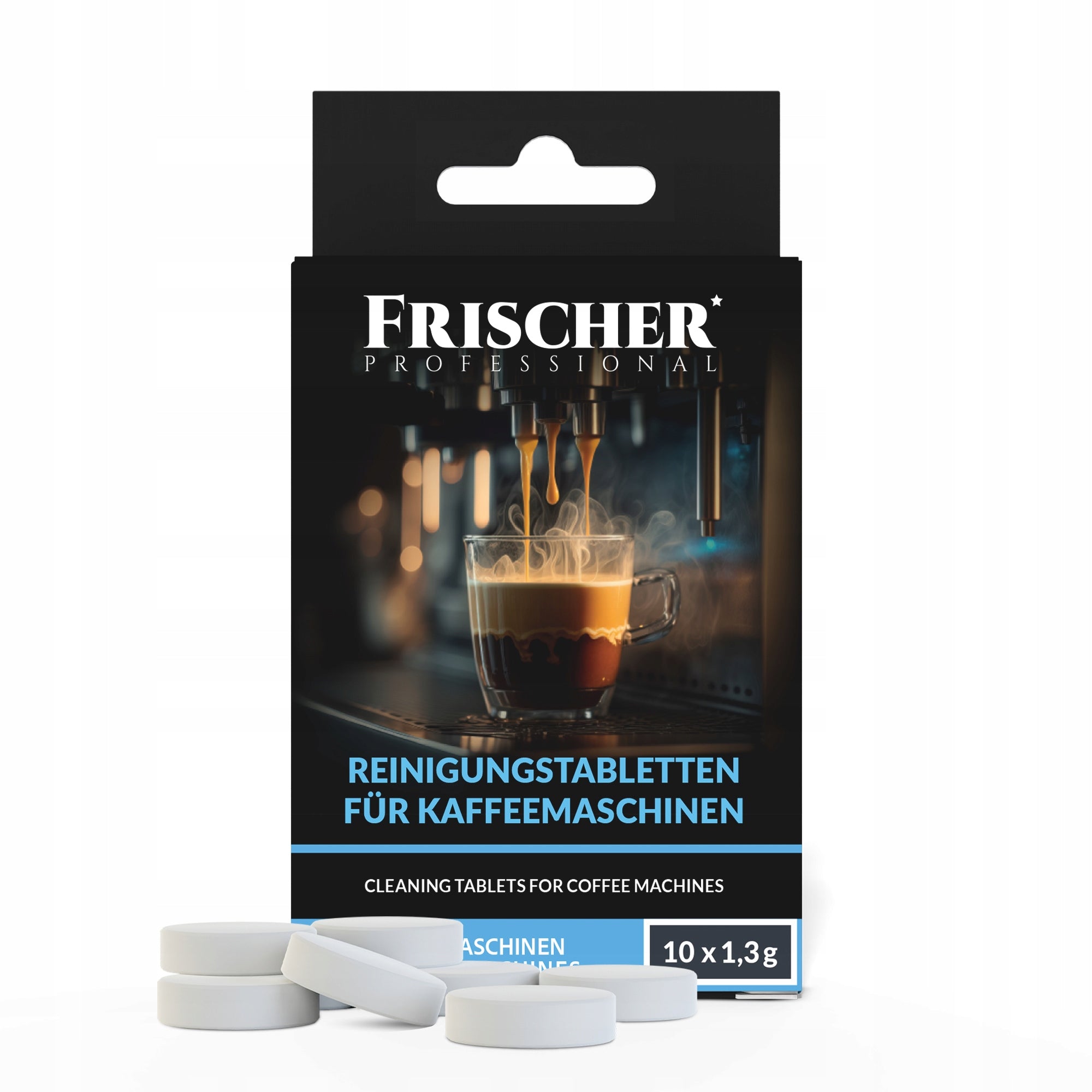 TABLETS FOR CLEANING COFFEE MAKER UNIVERSAL STRONG 10 PIECES