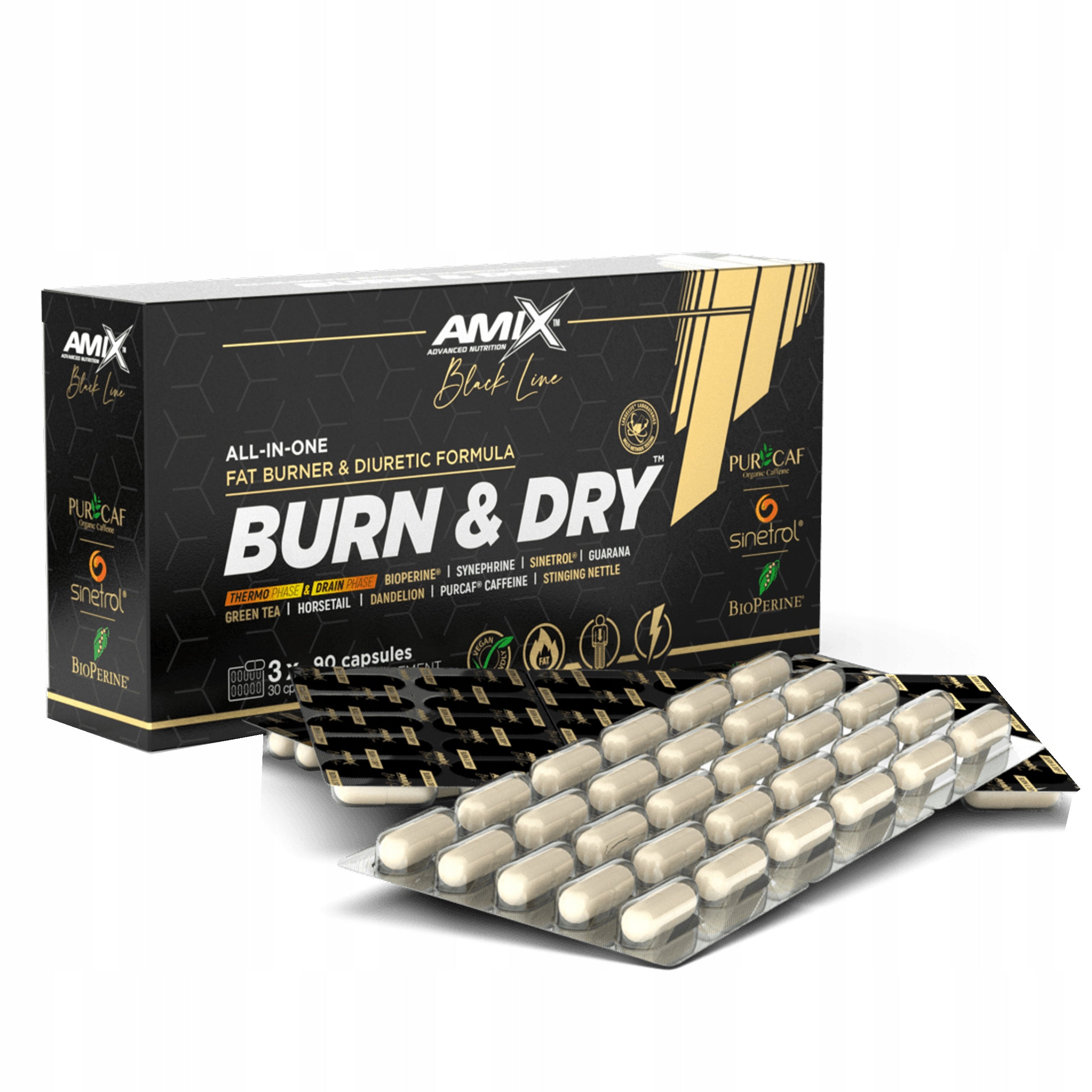 TABLETS FOR FAST SLIMMING Fat burner slimming BURN DRY SLIM