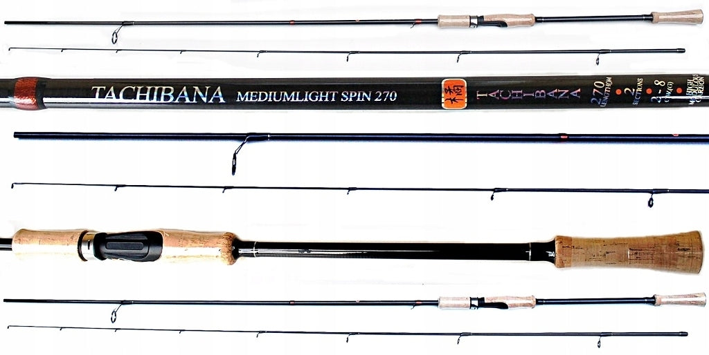 TACHIBANA SPIN 270cm. cw. 2-8gr. + AKCESORIA. Brand no brand