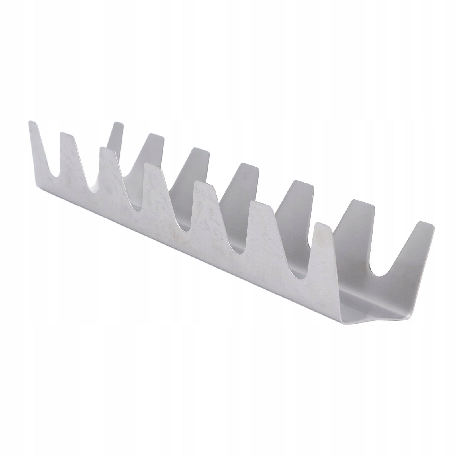 TACO STAND HEAT-RESISTANT STAINLESS STEEL 6 COMPARTMENTS