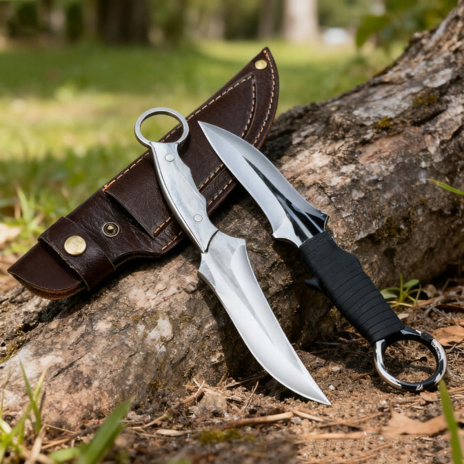 TACTICAL KNIFE KARAMBIT FINKA WITH WHEEL SHARP FOR SURVIVAL HOLSTER Brand no brand