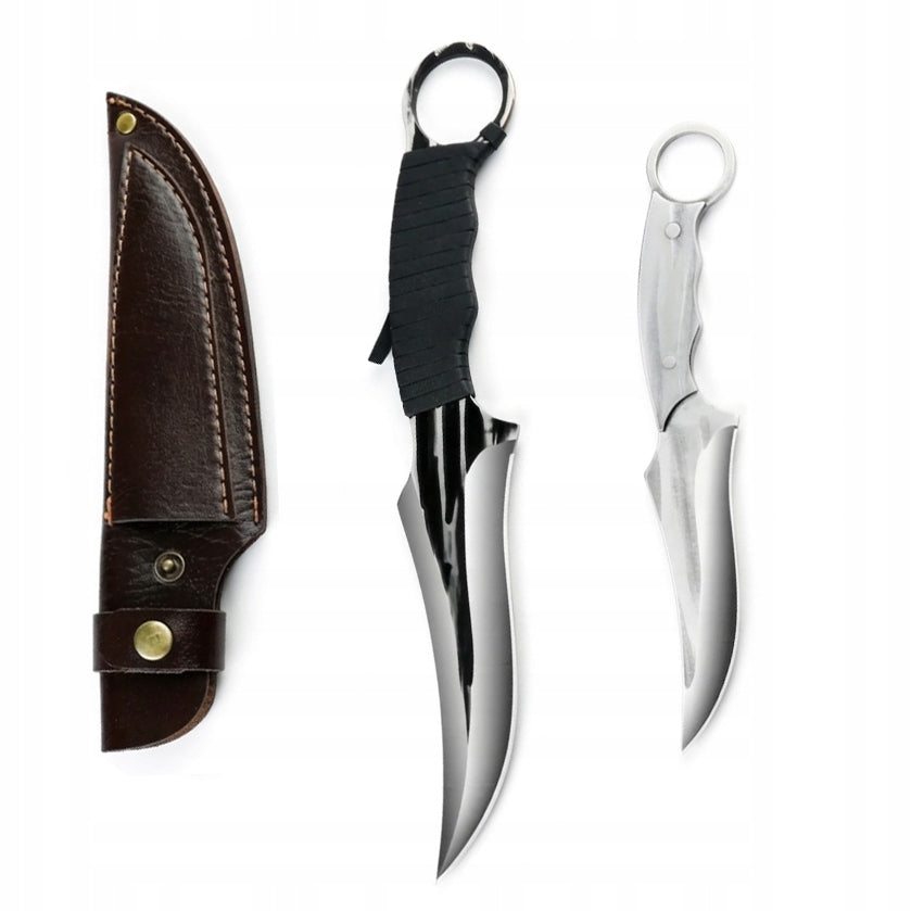 TACTICAL KNIFE KARAMBIT FINKA WITH WHEEL SHARP FOR SURVIVAL HOLSTER