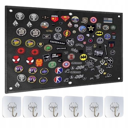 TACTICAL VELCRO BOARD 110 X 70 CM ON THE WALL FOR METAL BADGES Brand no brand