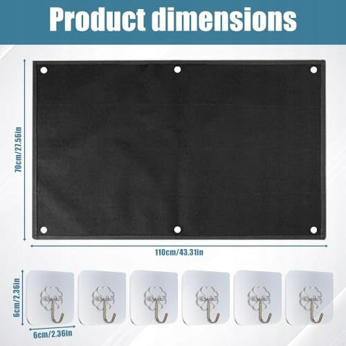 TACTICAL VELCRO BOARD 110 X 70 CM ON THE WALL FOR METAL BADGES Manufacturer code Bez marki