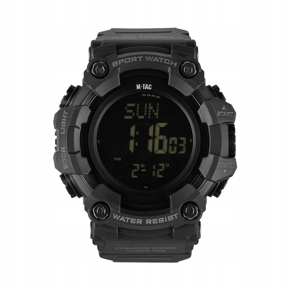 TACTICAL WATCH M-Tac MILITARY WATERPROOF MULTIFUNCTIONAL 2037 BLACK