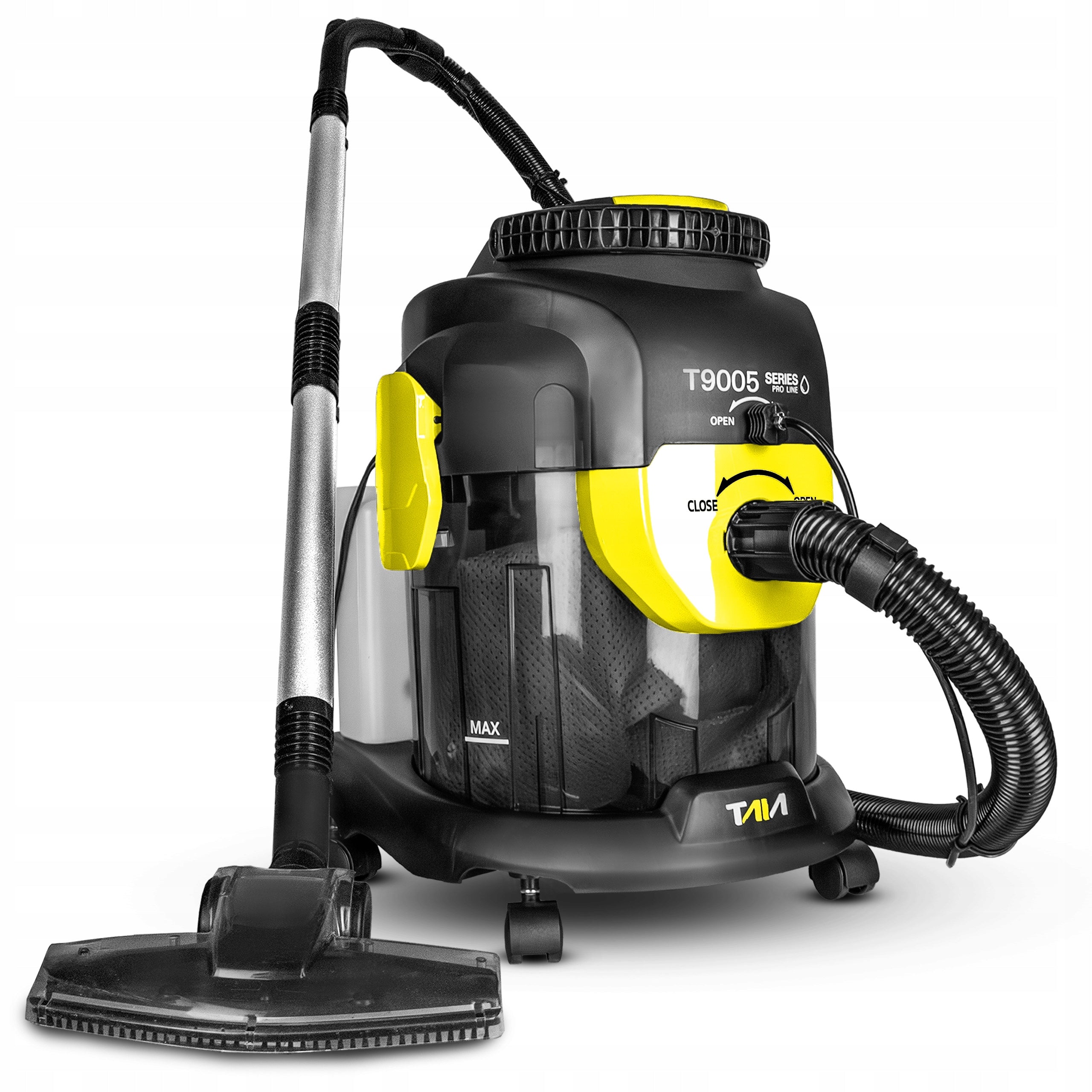 TAIA 2200W VACUUM CLEANER FOR CARPETS FOR UPHOLSTERY 3L TURBO BLOWING XXXXL Dominant color black