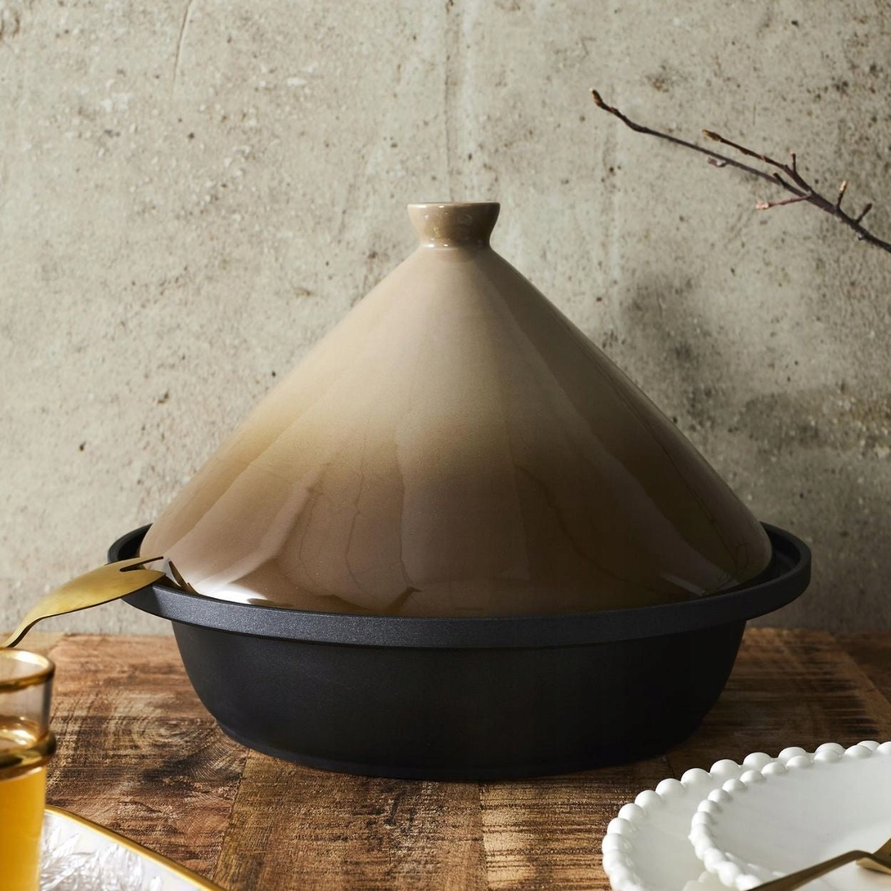 TAJINE pot tagine for stewing meats 30cm for CERAMIC INDUCTION Manufacturer code HH-KC24041