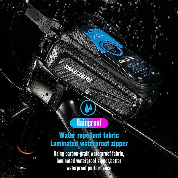 TAKEZERO BICYCLE CASE/HANDLE TZ01 frame pouch black Product weight with unit packaging 0.15 kg