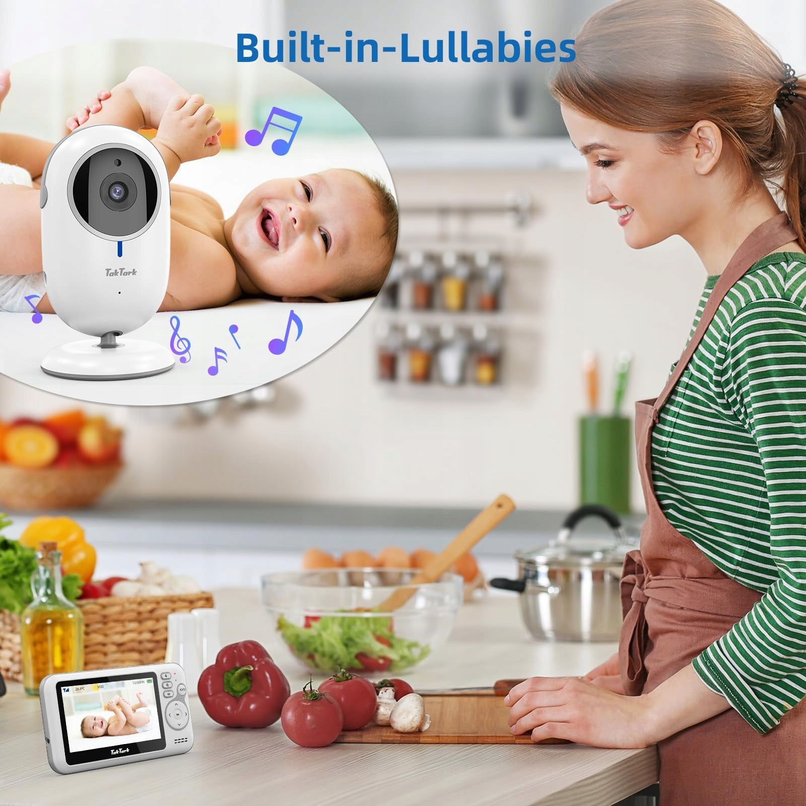TAKTARK Baby Monitor Electronic Camera 43 Inch Baby Monitor VOX Audio Brand no brand