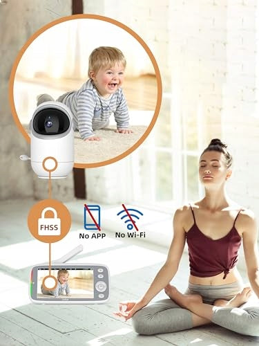 TAKTARK Two-Way Rotating Baby Monitor with Display Brand no brand
