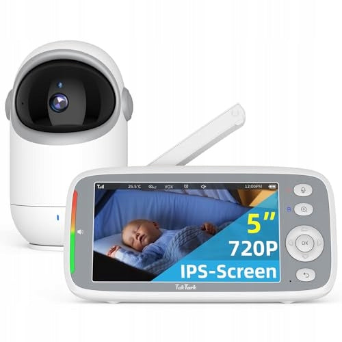 TAKTARK Two-Way Rotating Baby Monitor with Display