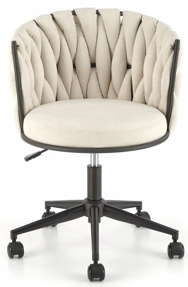 TALON Halmar light beige black glamour elegant armchair for office living room Medical device no