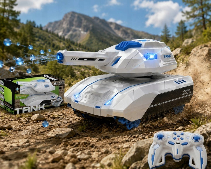 TANK REMOTE CONTROLLED RC ON PILOT SHOOTS BOMBS ROTATION 360 LARGE GIFT Brand ProNice