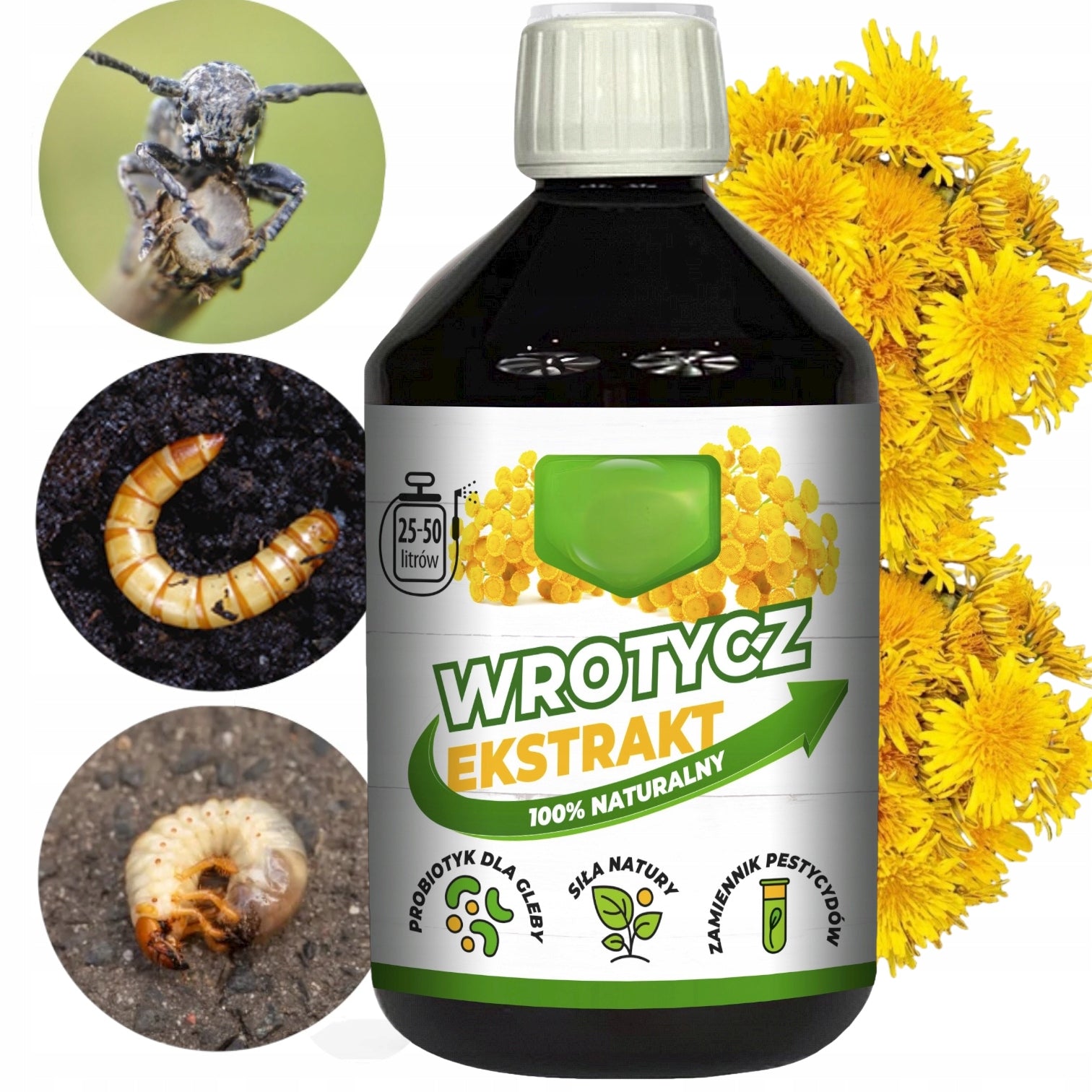 TANSY EXTRACT 500ml SHOOTS SOIL WIREWORKS PEST CONTROL Brand Target