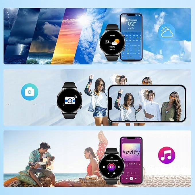 TAOPON IP67 SMARTWATCH FOR MEN WITH PHYSICAL ACTIVITY MONITOR Brand no brand