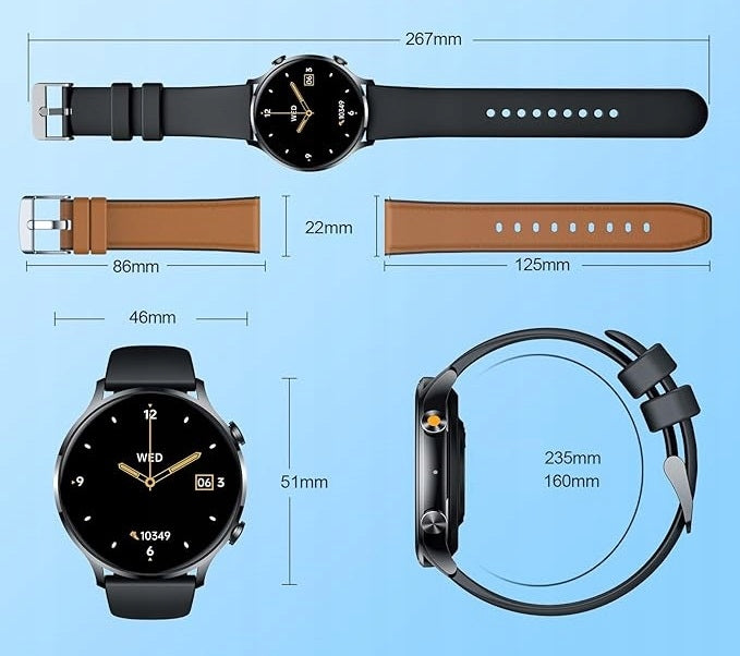 TAOPON IP67 SMARTWATCH FOR MEN WITH PHYSICAL ACTIVITY MONITOR Manufacturer code 0726665904261