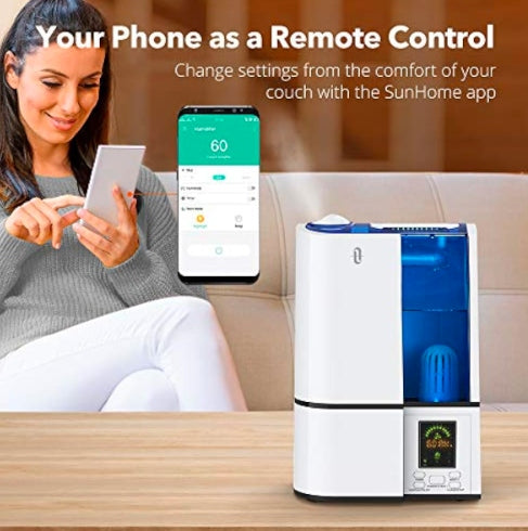 TAOTRONICS Air humidifier TT-AH001 ULTRASONIC LED 4L white Model TAOTRONICS TT-AH001