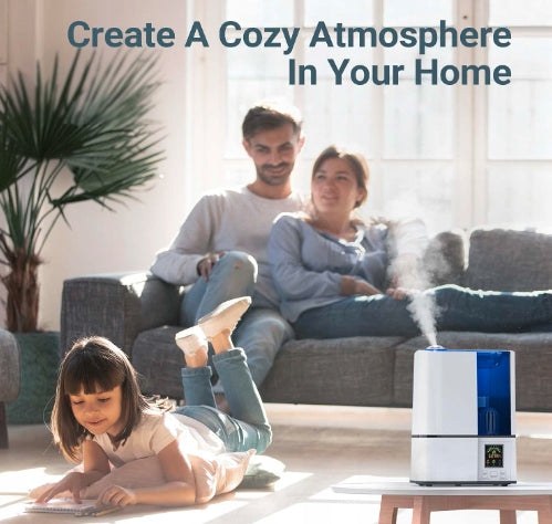TAOTRONICS Air humidifier TT-AH001 ULTRASONIC LED 4L white Performance 300 ml/h