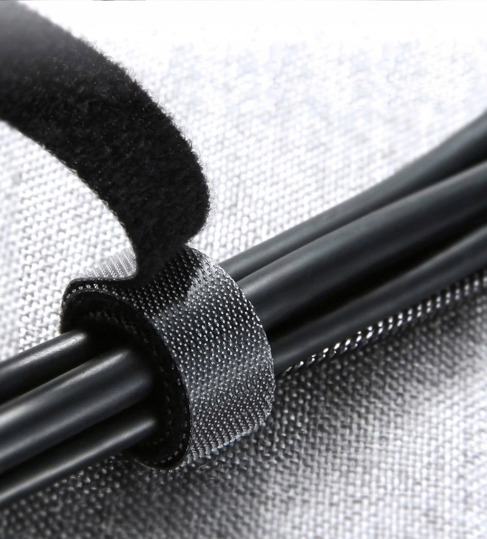 TAPE Band Clamp Velcro Reusable Cable Organizer Fastening 10mm 3M Color black