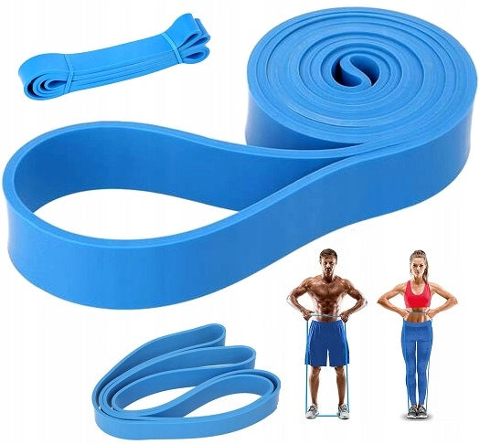 TAPE / REHABILITATION RUBBER FOR EXERCISE 2M FITNESS Color blue