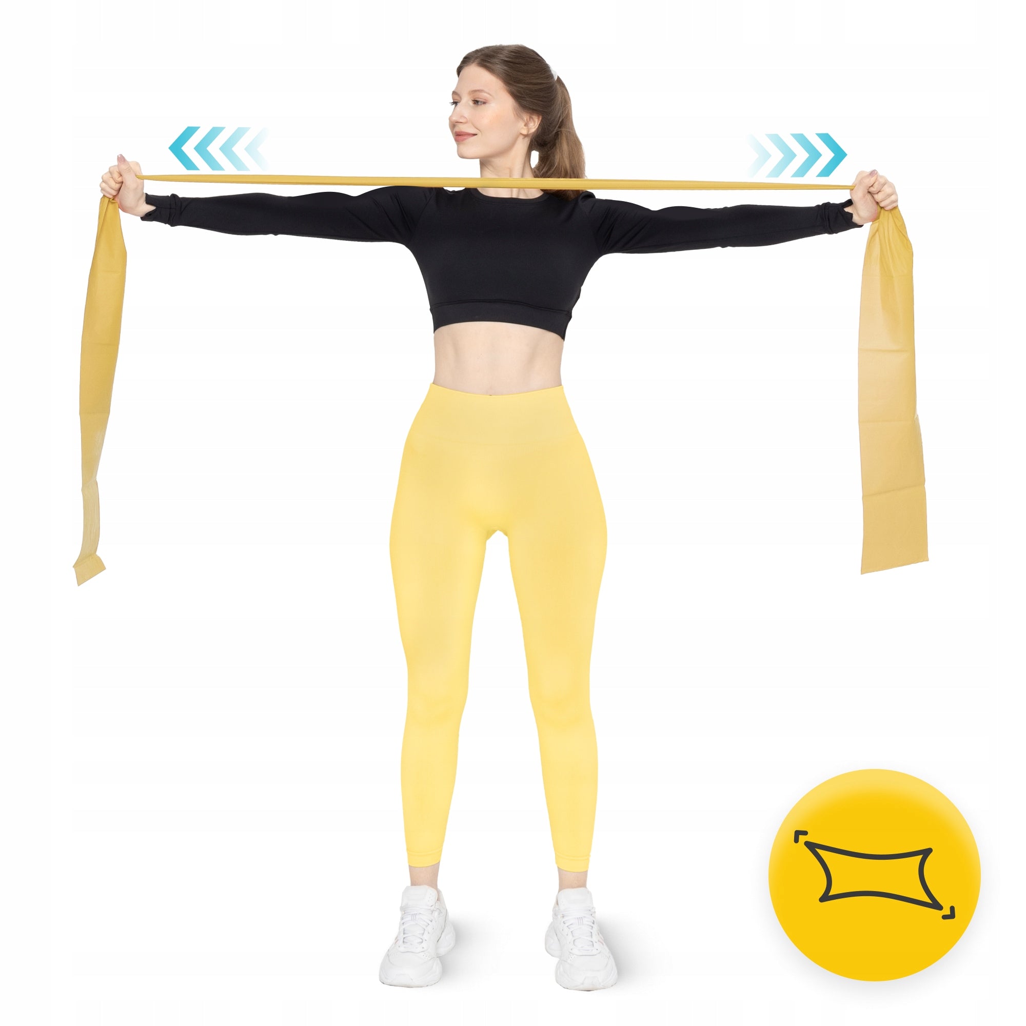 TAPE REHABILITATION RUBBER FOR FLAT BAND EXERCISES 2M RESISTANCE VERY STRONG 7/7 Manufacturer code Taśma do rehabilitacji FLAT BAND 2M 25-35 kg
